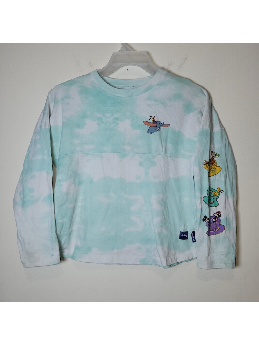 Disney Parks Spirit Jersey Disney World Dumbo Teacups Tie Dye Youth Shirt XL